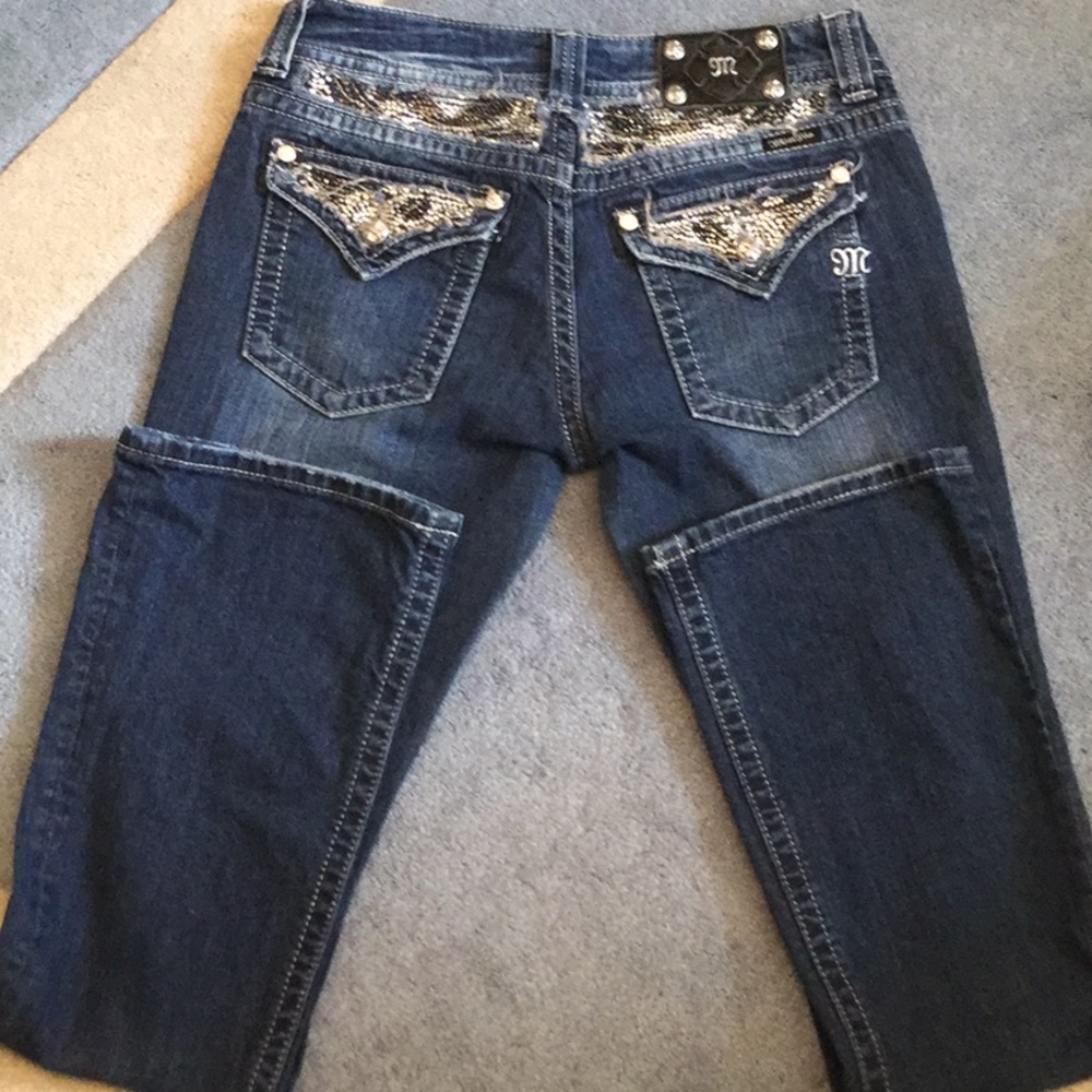 Miss Me Women’s 29/33 Rhinestone Boot Cut Jeans